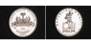 25 Gourde Гаити (1804 - ) Серебро 
