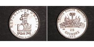 25 Gourde Гаити (1804 - ) Серебро 