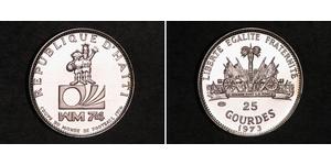 25 Gourde Гаити (1804 - ) Серебро 