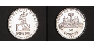 25 Gourde Гаити (1804 - ) Серебро 