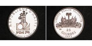 25 Gourde Гаити (1804 - ) Серебро 