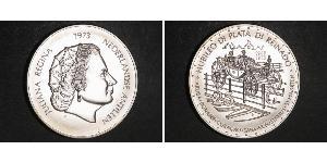 25 Gulden Antille Olandesi (1954 – 2010) Argento Juliana of the Netherlands (1909 – 2004)