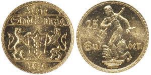 25 Gulden Gdansk (1920-1939) Gold 