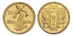 25 Gulden Gdansk (1920-1939) Or 