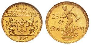 25 Gulden Gdansk (1920-1939) Or 