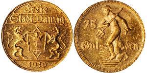 25 Gulden Gdansk (1920-1939) Or 