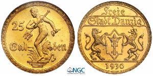 25 Gulden Gdansk (1920-1939) Or 