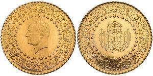 25 Kurush Turquía (1923 - ) Oro Kemal Ataturk