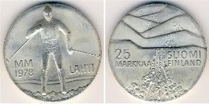 25 Mark Finlande (1917 - ) Argent 