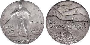 25 Mark Finlandia (1917 - ) Plata 