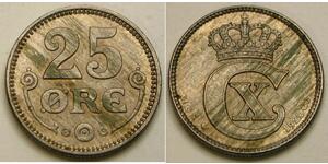 25 Ore Danemark Argent 