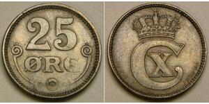 25 Ore Danemark Argent 