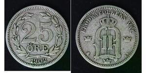 25 Ore Suède Argent 
