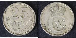 25 Ore Danimarca Argento 