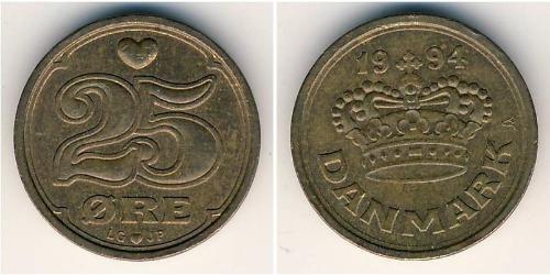 25 Ore Danimarca Bronzo 