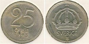 25 Ore Sweden Copper/Nickel 