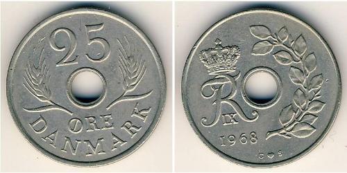 25 Ore Danemark Cuivre/Nickel 