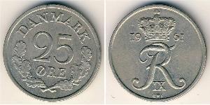 25 Ore Dänemark Kupfer/Nickel 
