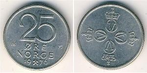 25 Ore Norwegen Kupfer/Nickel 