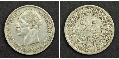 25 Ore Dänemark Silber Friedrich VIII. (Dänemark) (1843 - 1912)