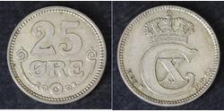 25 Эре Дания Серебро 