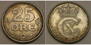 25 Ore 丹麦 銀 