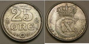 25 Ore 丹麦 銀 