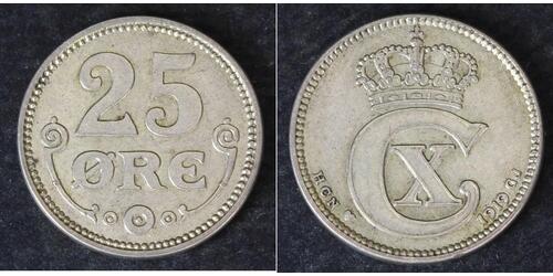 25 Ore 丹麦 銀 