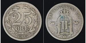 25 Ore 瑞典 銀 