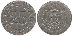25 Para Socialist Federal Republic of Yugoslavia (1943 -1992) Bronze/Nickel 
