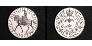 25 Penny Feriind Kiningrik (1922-) Argent Elizabeth II (1926-2022)