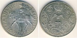 25 Penny Feriind Kiningrik (1922-) Argent Elizabeth II (1926-2022)
