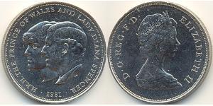 25 Penny Feriind Kiningrik (1922-) Cuivre/Nickel Elizabeth II (1926-2022)
