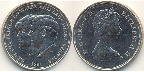25 Penny Feriind Kiningrik (1922-) Cuivre/Nickel Elizabeth II (1926-2022)