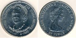 25 Penny Tristan da Cunha (archipel) Cuivre/Nickel Elizabeth II (1926-2022)
