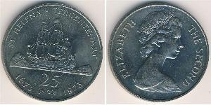 25 Penny  Cuivre/Nickel Elizabeth II (1926-2022)