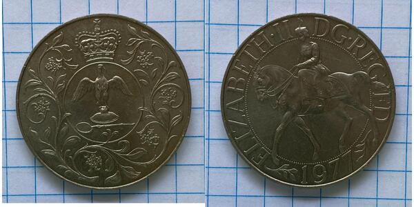 25 Penny United Kingdom (1922-) Silver Elizabeth II (1926-2022)