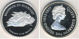 25 Penny Guèrneseyi  Elizabeth II (1926-2022)