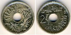 25 Peseta Kingdom of Spain (1976 - ) Bronze/Nickel 