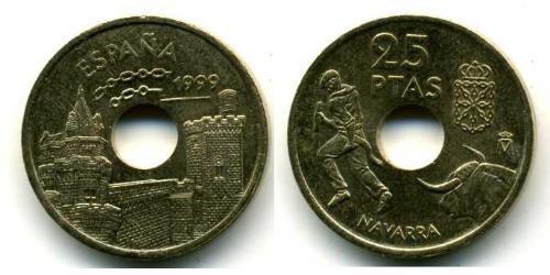 25 Peseta Royaume d’Espagne (1976 - ) Nickel/Laiton 