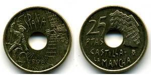 25 Peseta Reino de España (1976 - )  