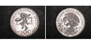 25 Peso Mexique (1867 - ) Argent 