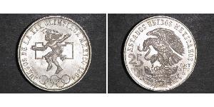 25 Peso Mexique (1867 - ) Argent 