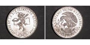 25 Peso Mexique (1867 - ) Argent 