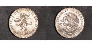 25 Peso Messico (1867 - ) Argento 