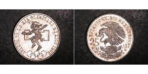 25 Peso Messico (1867 - ) Argento 