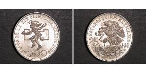 25 Peso Messico (1867 - ) Argento 