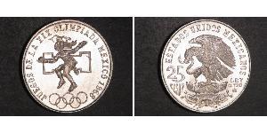 25 Peso Mexiko (1867 - ) Silber 