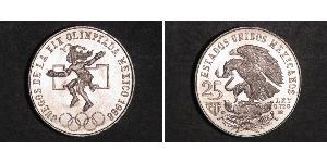 25 Peso Mexiko (1867 - ) Silber 