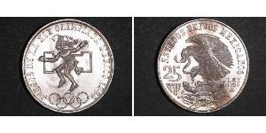 25 Peso Mexiko (1867 - ) Silber 